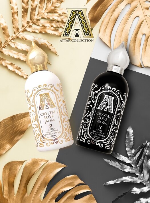 Attar Collection: Crystal Love For Him, Crystal Love For Her ~ Niche  Perfumery